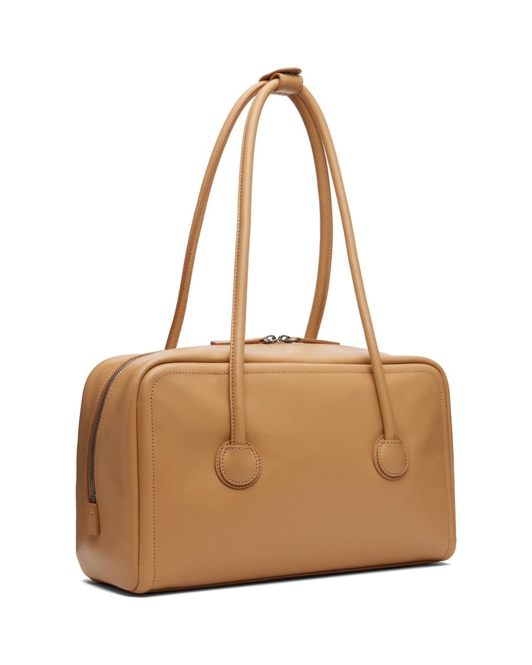 MARGE SHERWOOD Brown Soft Boston Bag