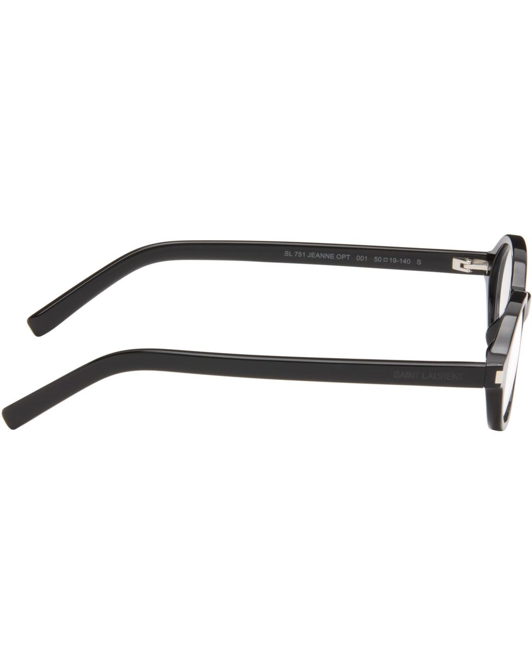 Saint Laurent Black Sl 751 Jeanne Round Oval Glasses