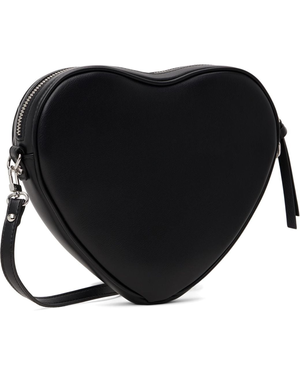 Vivienne Westwood Black Alexa Heart Crossbody Bag