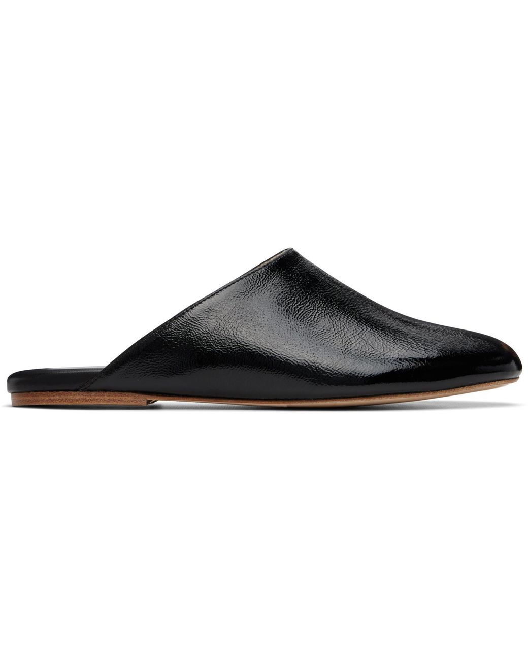 A.P.C. Black 'Les Mules' Slip-On Loafers