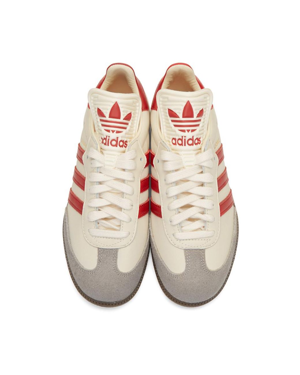 Baskets blanc casse et rouges Samba OG Cuir adidas Originals pour homme en  coloris Blanc | Lyst