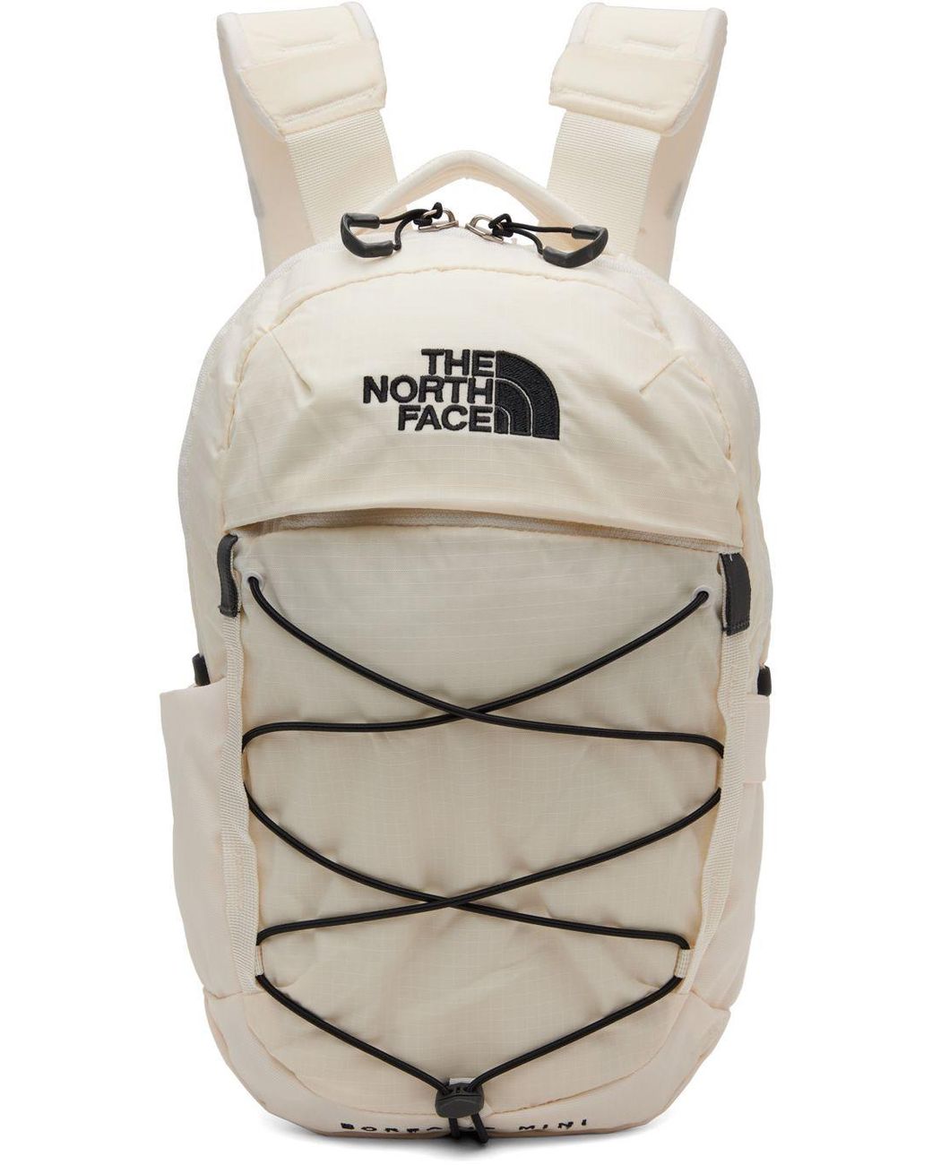 The North Face Off-white Mini Borealis Backpack in Gray | Lyst