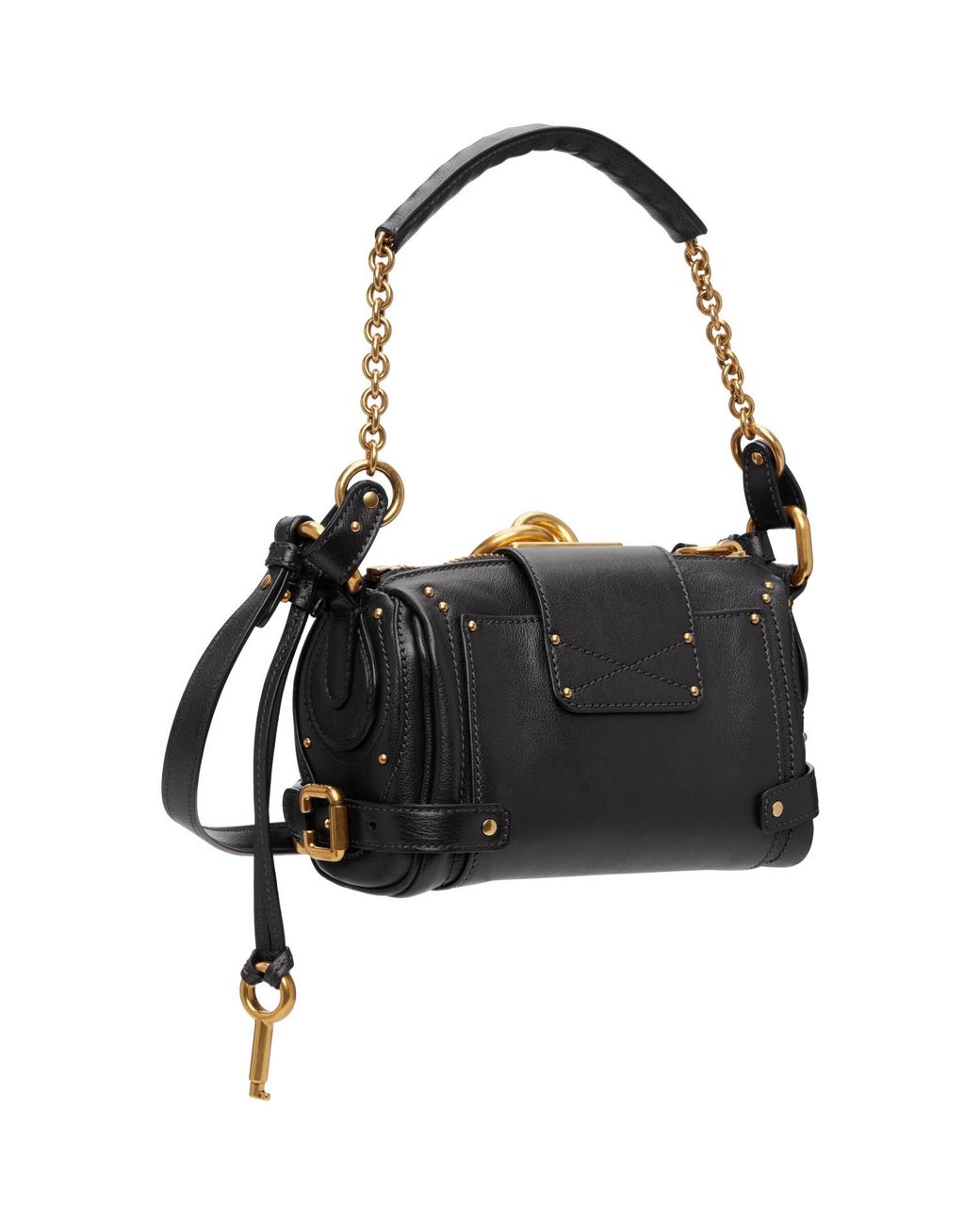Chloé Black Small Paddington Chain Bag