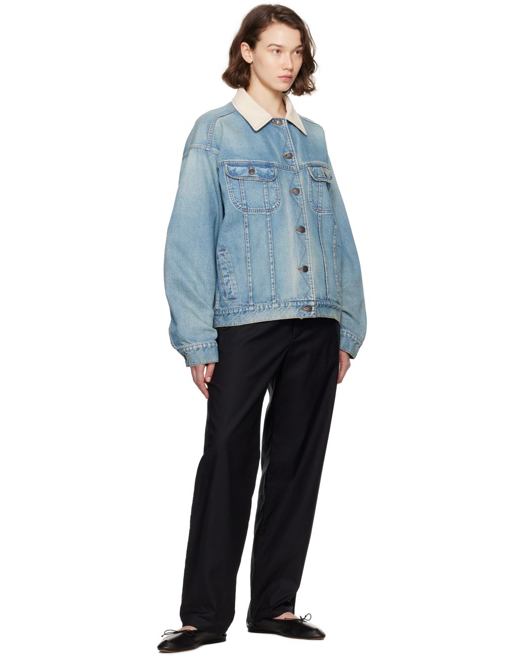 【関税込み】The Row インディゴ Jorelle デニムジャケット The Row インディゴ Jorelle デニムジャケット ブルー | Lyst
