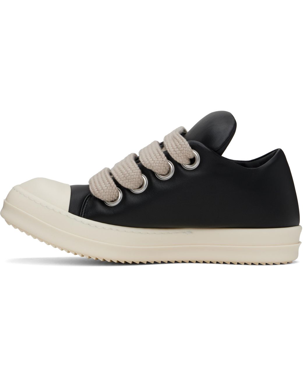 Rick Owens Hollywood Jumbolace Low Sneaks Sneakers in Black