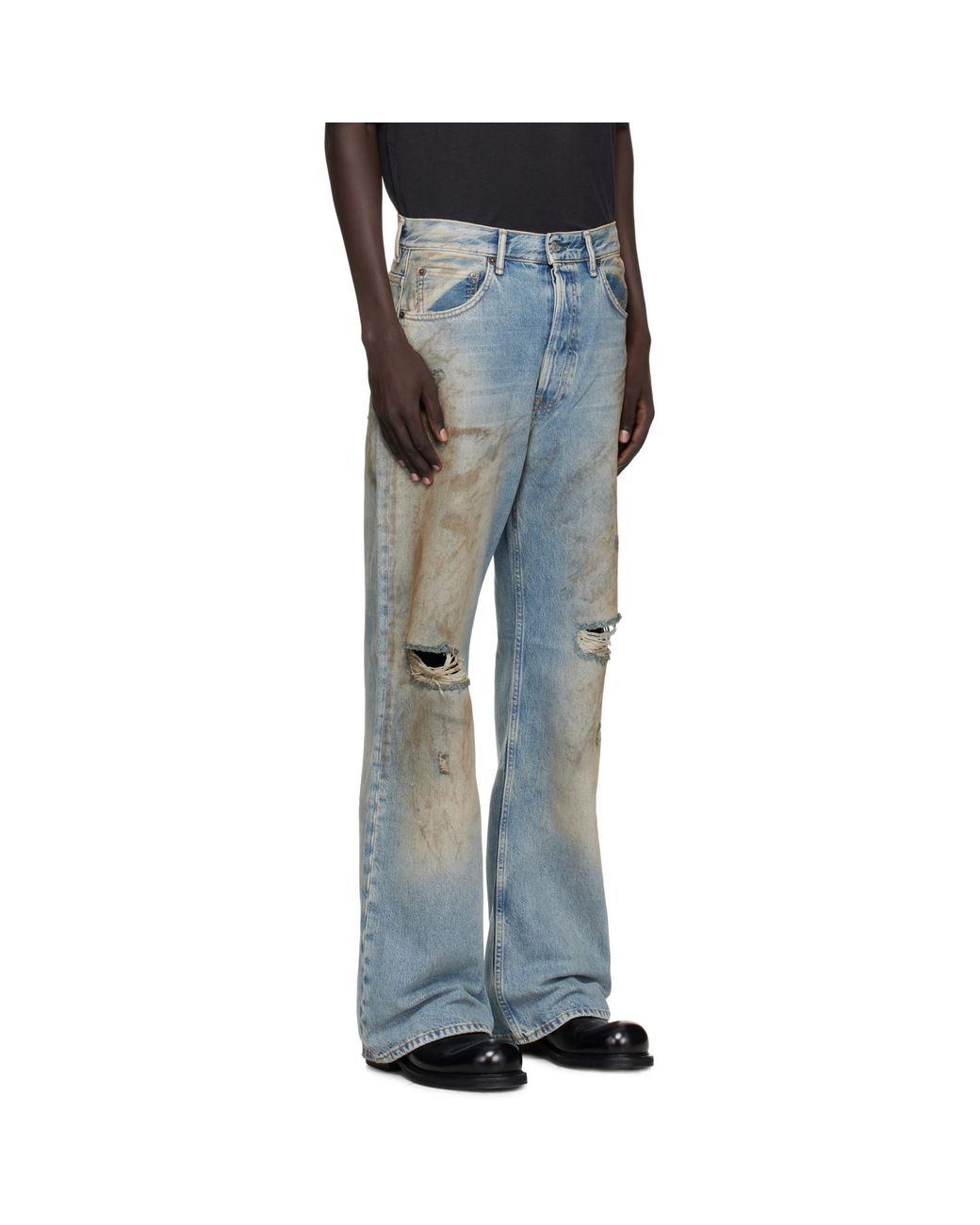 Acne Blue Regular Fit 2021M Jeans for men