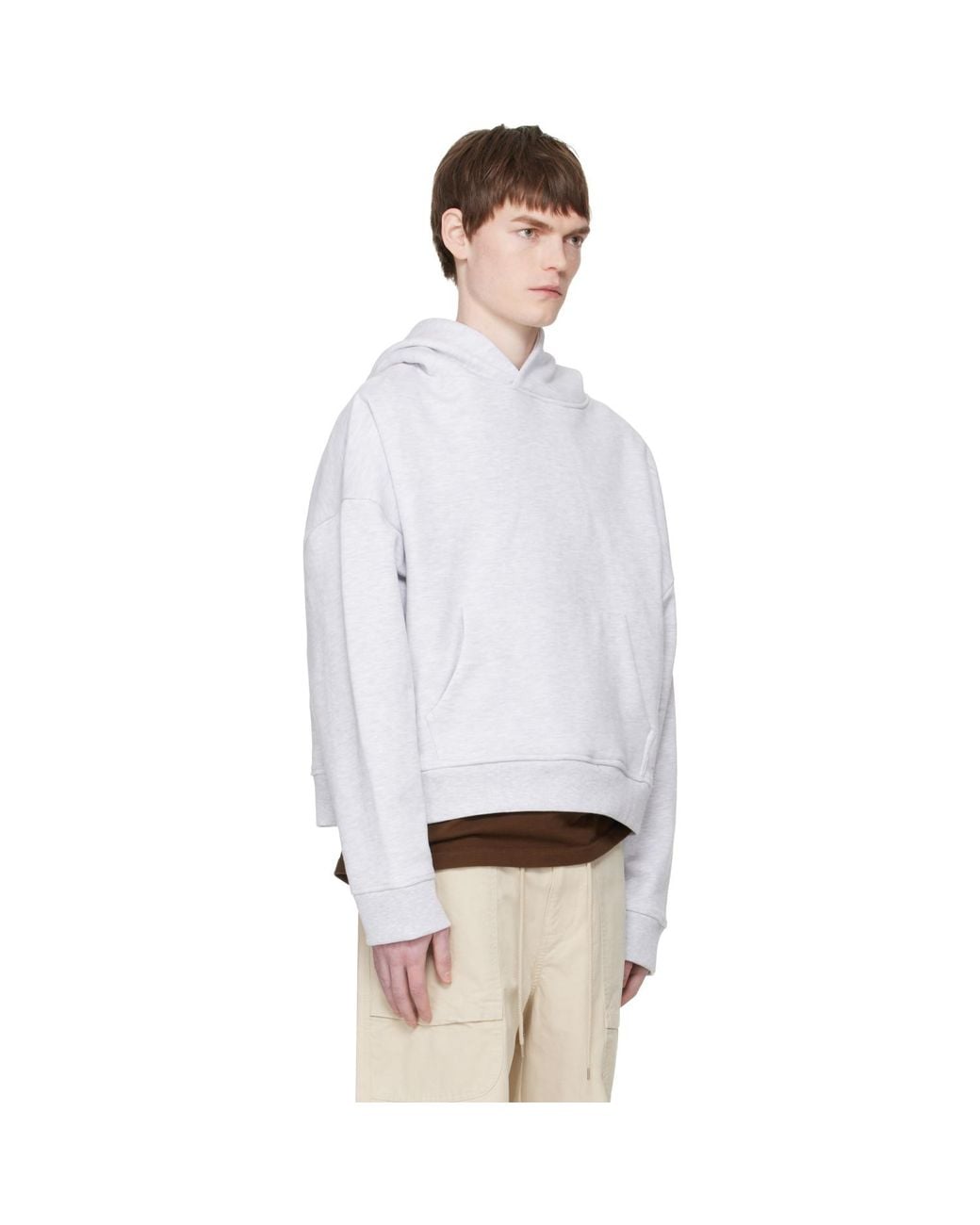 Entire studios Black Heavy Hoodie for men