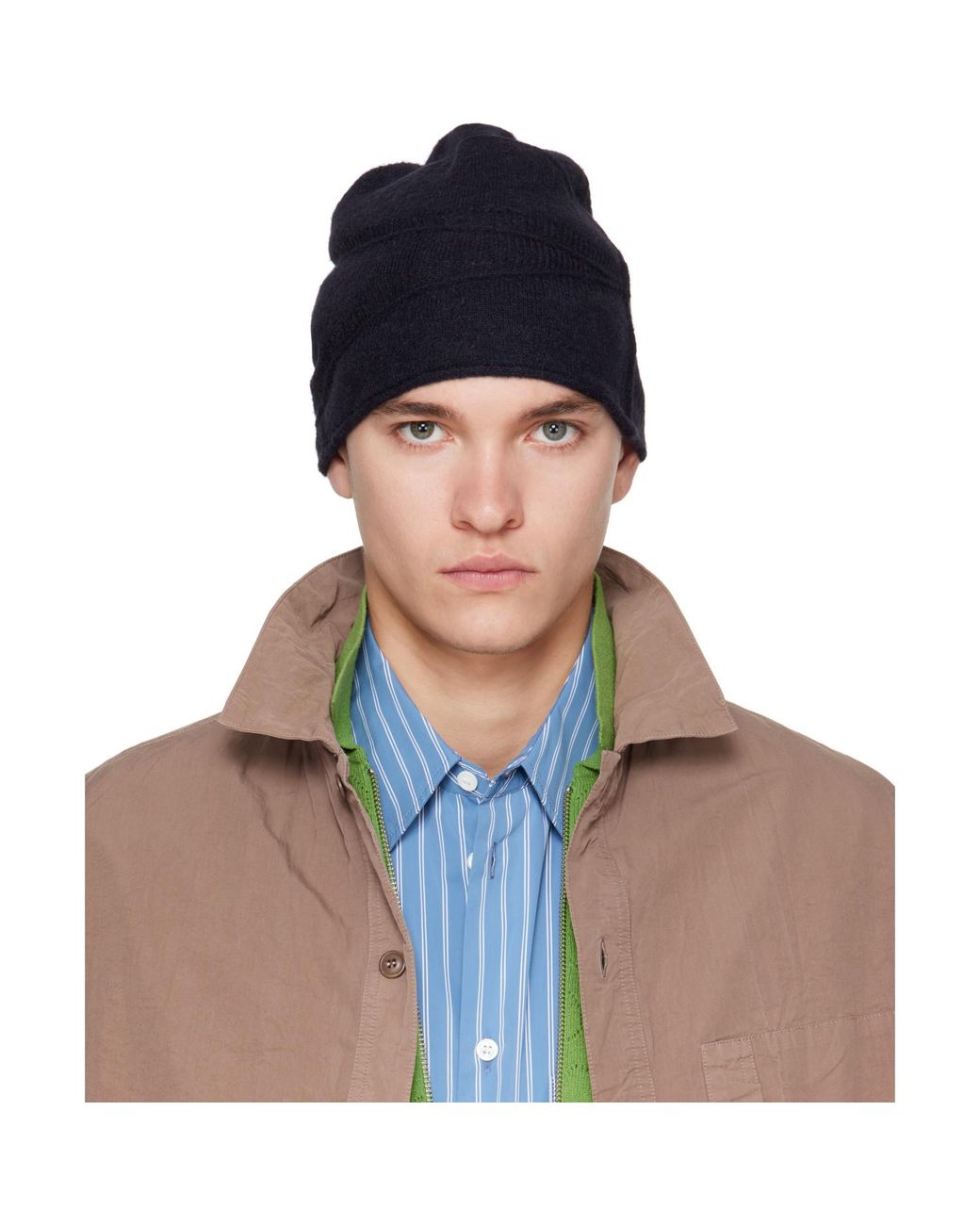 Casey Casey Blue Alpawo Beanie for men