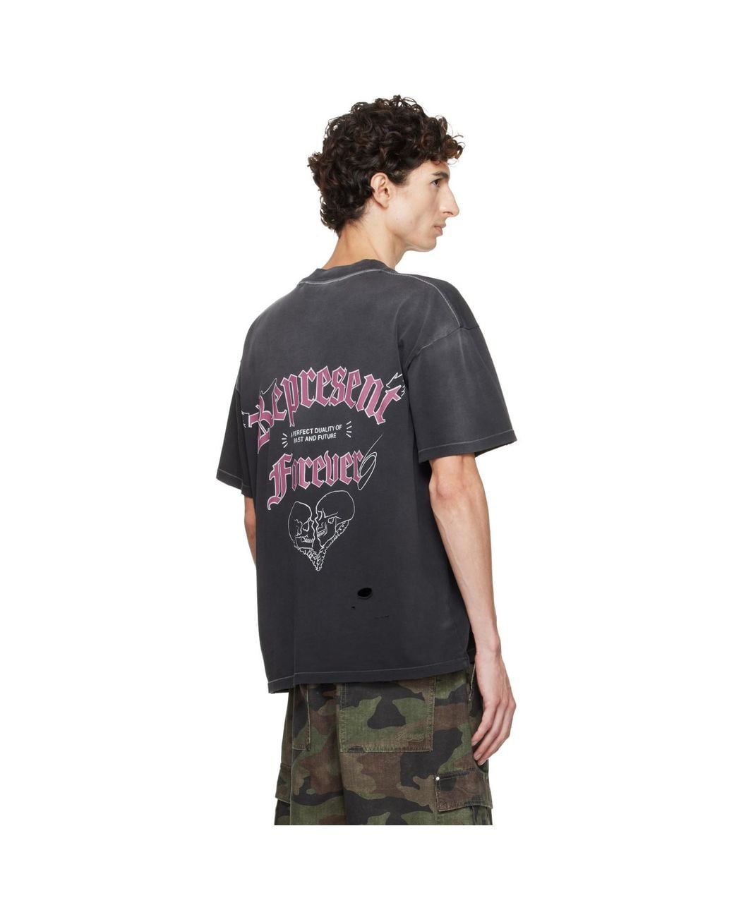 Represent Black Duality T-Shirt for men