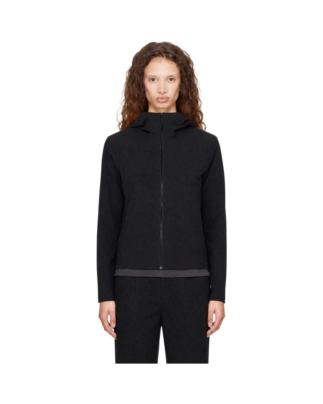 Veilance Black Focal Hoody Jacket