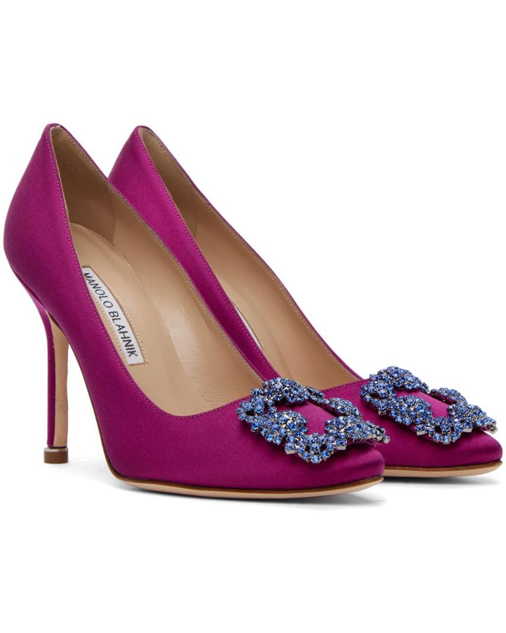 Manolo blahnik sale pink heels