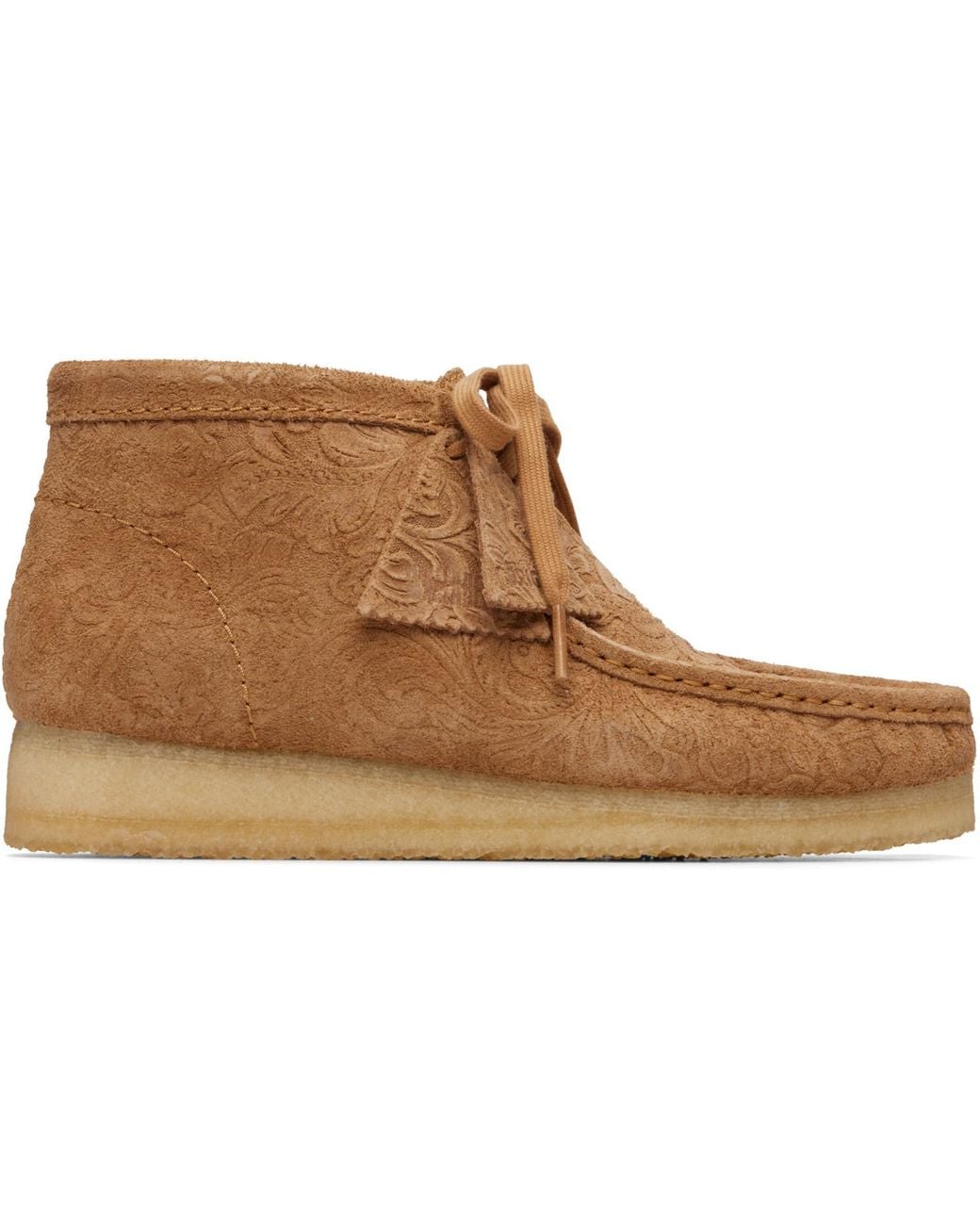 Clarks Brown Tan Wallabee Boots for men