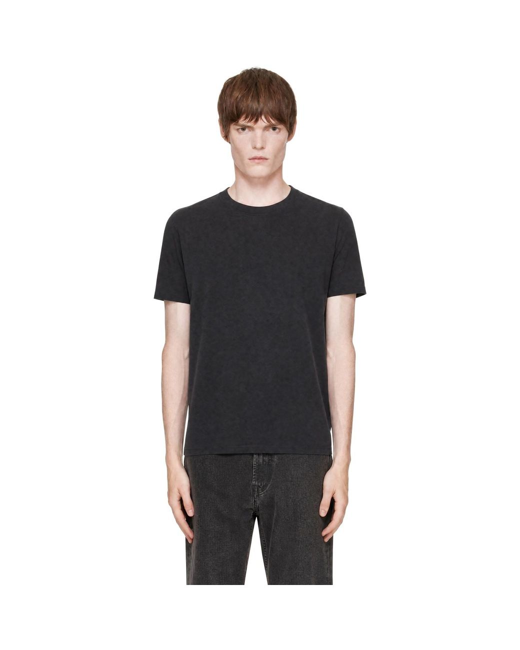 RRL Black Two-Pack Garment-Dyed Pocket T-Shirts for men