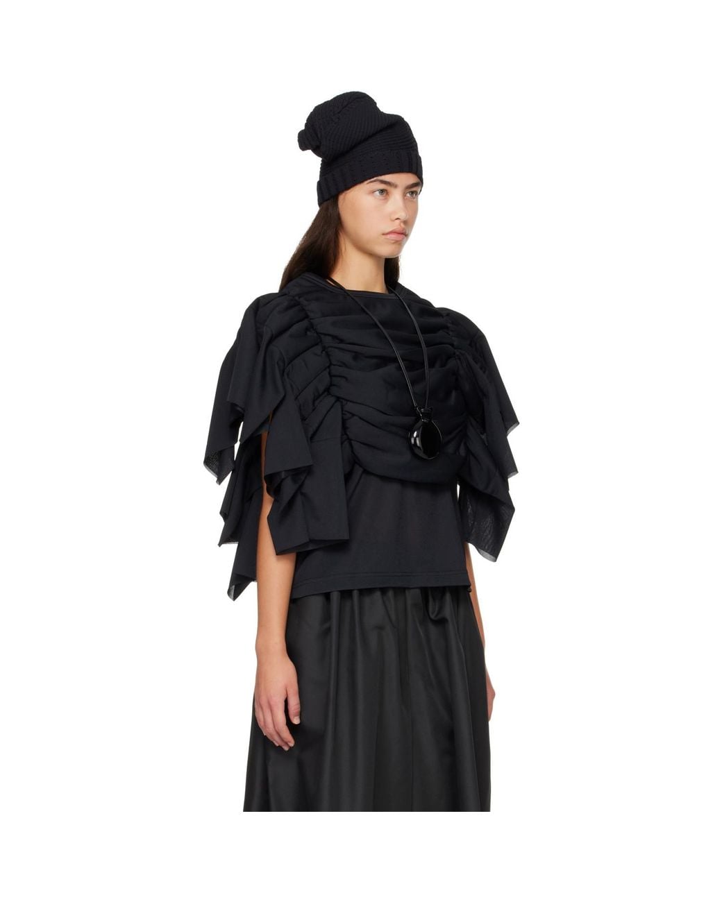 Comme des Garçons Black Gathering Layered Shirt