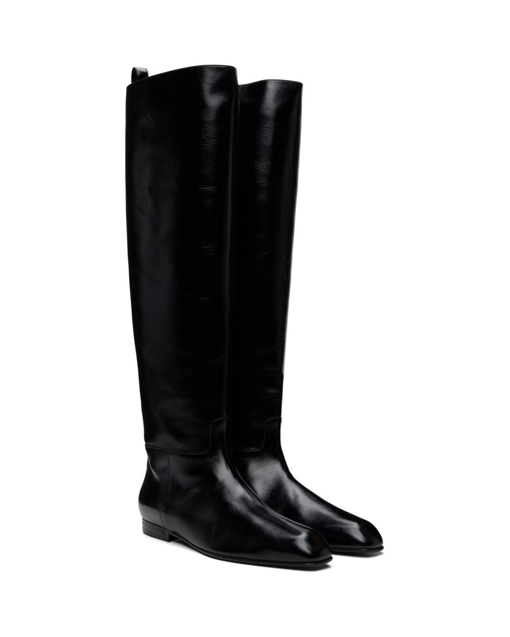 Khaite Black Colt Knee-High Boots