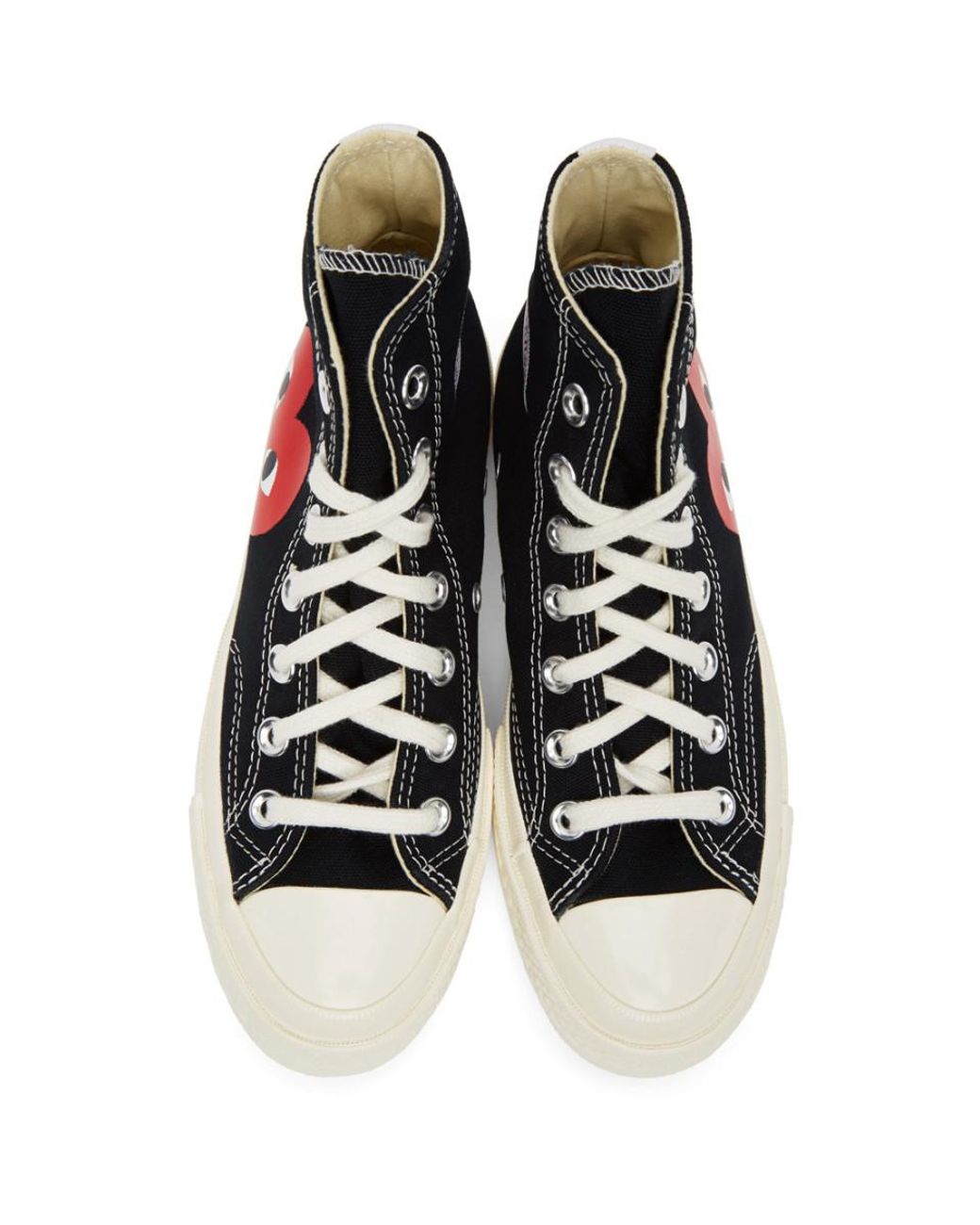 half black half white converse