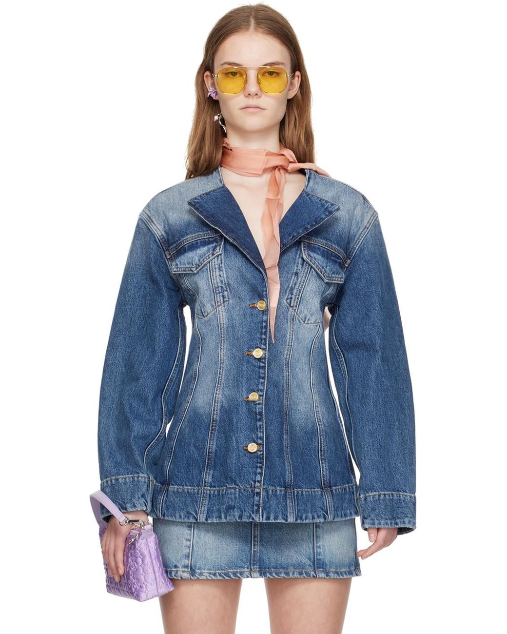 ガニー GANNI デニム ジャケット 32 xs 美品