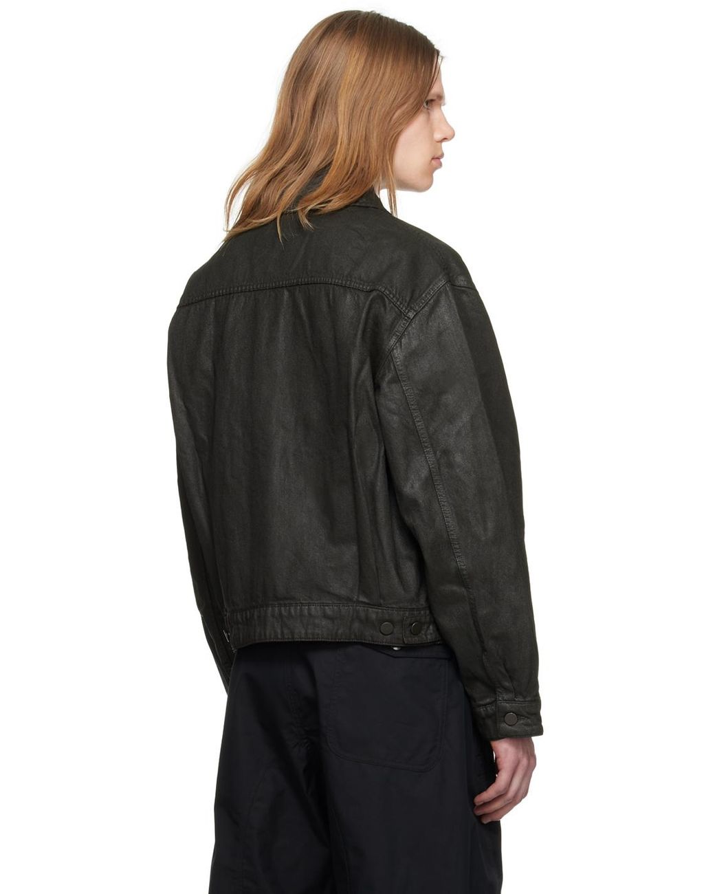 Lemaire Boxy Denim Jacket in Black for Men | Lyst Lemaire Boxy Denim Jacket in Black for Men | Lyst