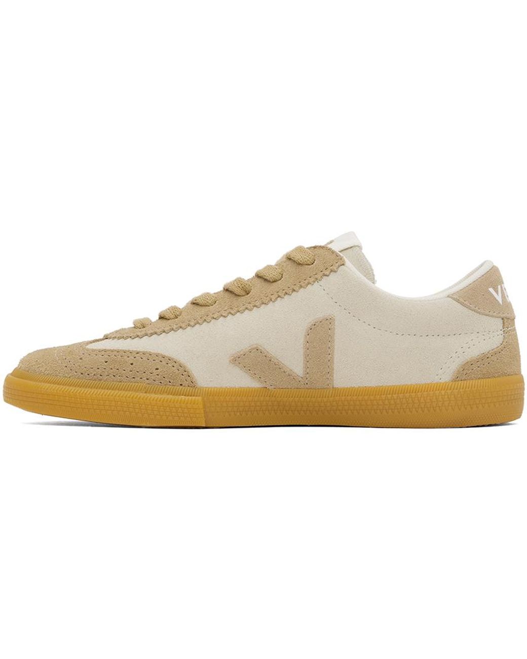 Veja Volley Suede Sneakers in Black | Lyst