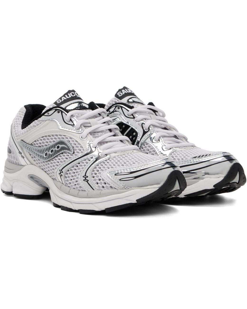 Saucony White Progrid Triumph 4 Sneakers for men