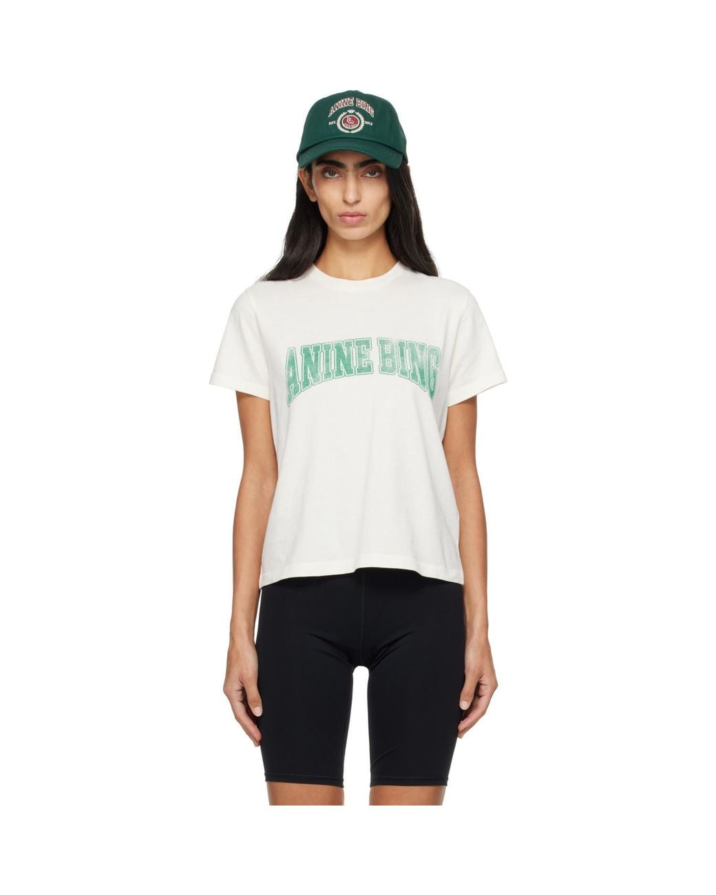 Anine Bing White Off- Shelley T-Shirt