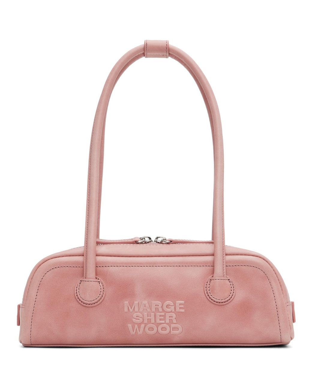 MARGE SHERWOOD Pink Soft Boston Ew Mini Bag
