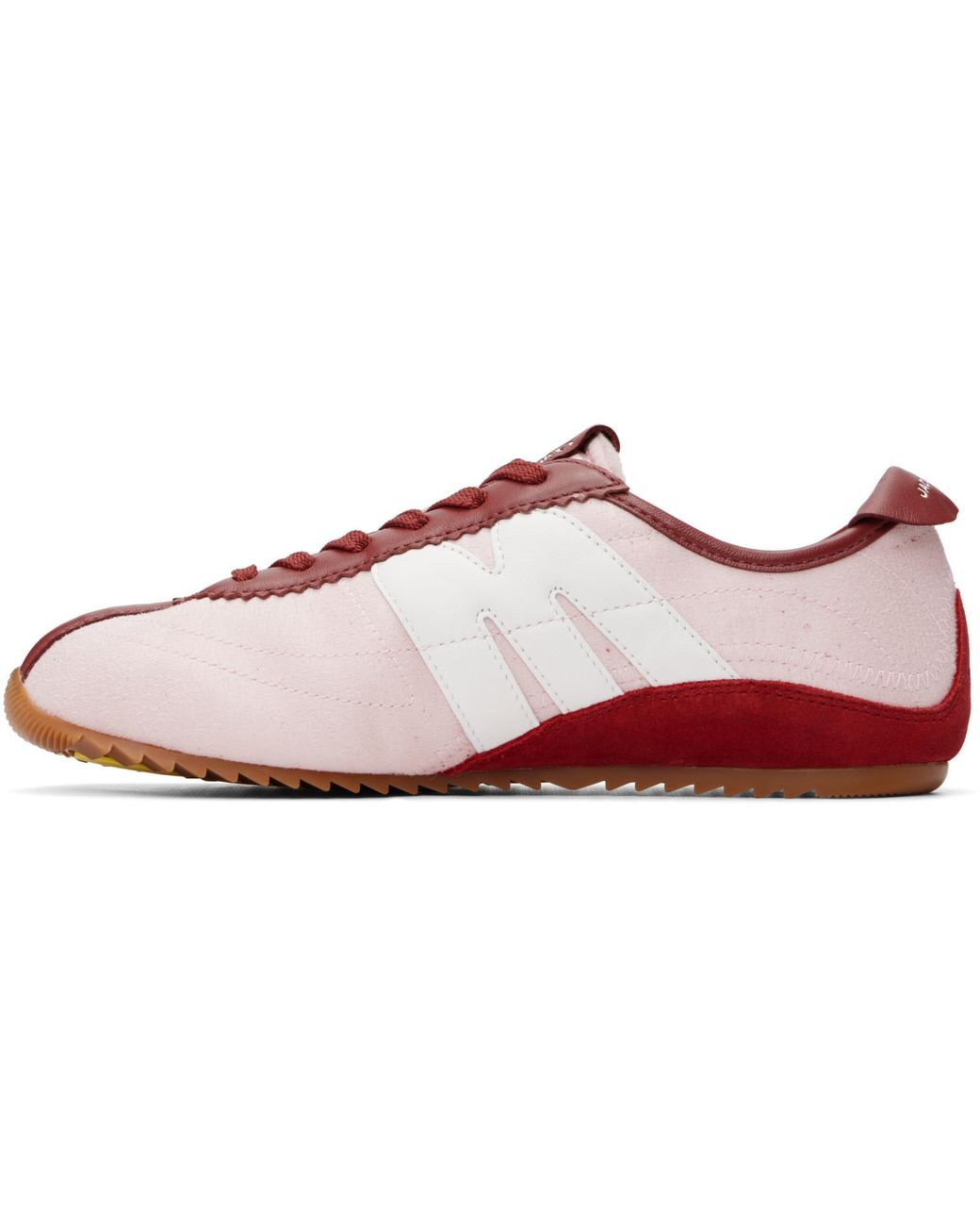 Marc Jacobs Pink 'The Brushed Satin 400 Bleecker Runner' Sneakers