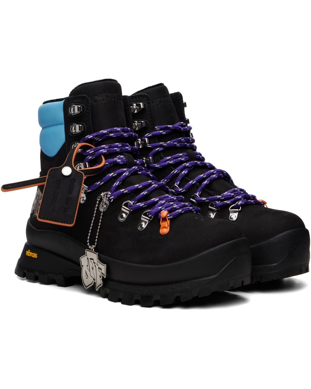 Off-White c/o Virgil Abloh Black Hiking Boots for men