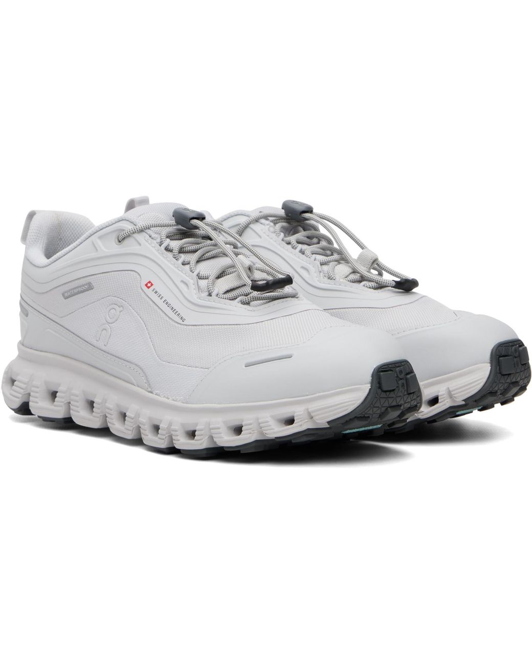 On Shoes Gray Cloud 6 Geo Waterproof Sneakers