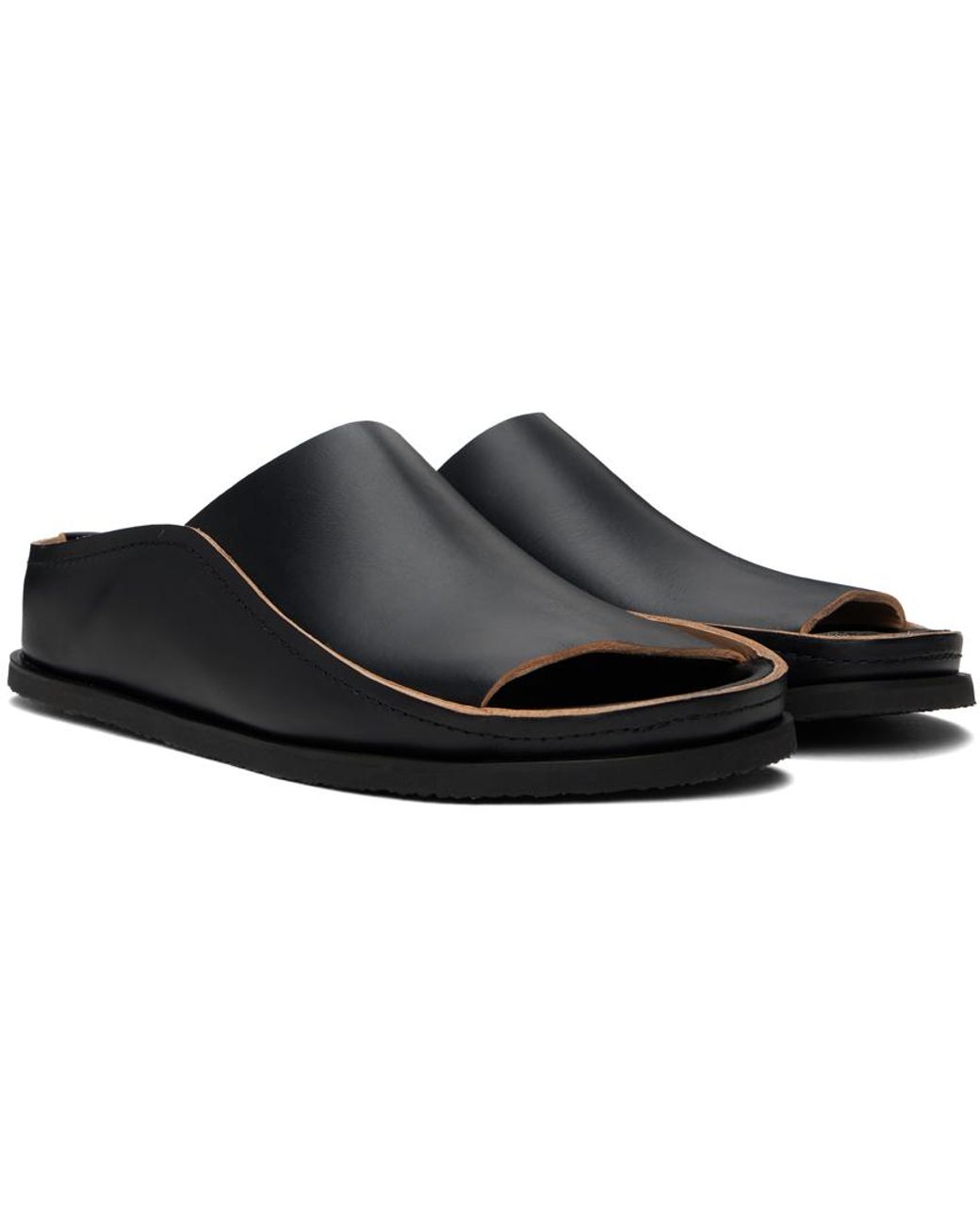 Lemaire Fussbett Sandals in Black for Men | Lyst