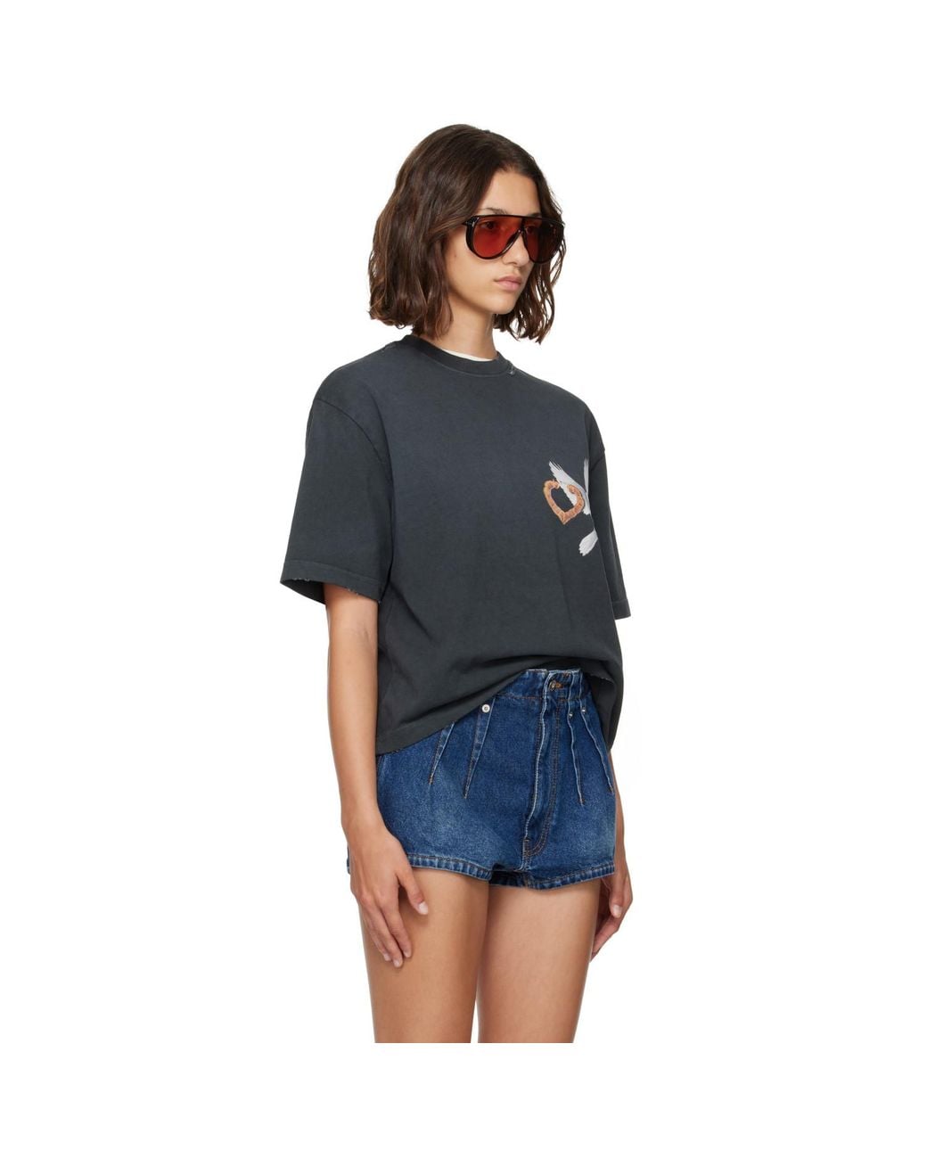 Willy Chavarria Blue 'El Movimiento' Brava T-Shirt