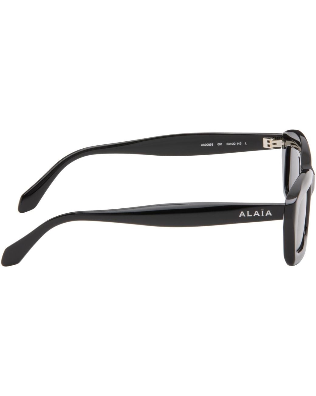 Alaïa Gray Rectangular Sunglasses