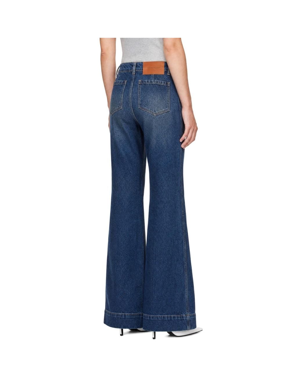 Victoria Beckham Blue Alina Jeans