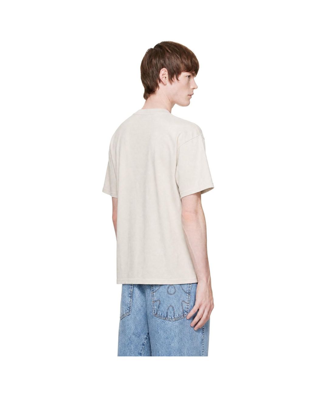 AVAVAV White Off- Logo T-Shirt for men