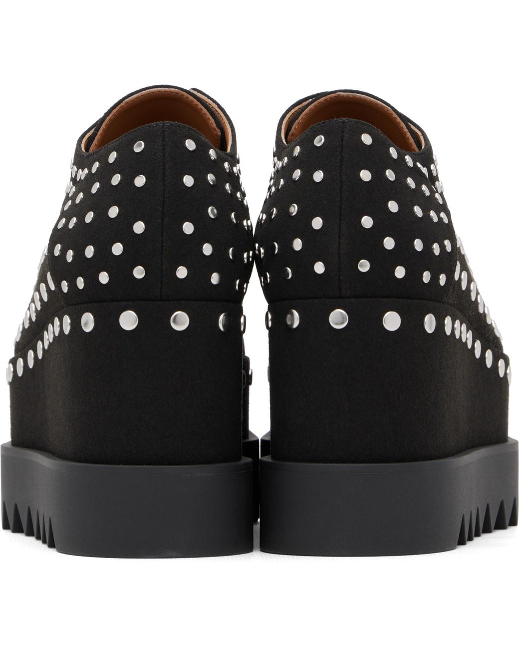 Stella McCartney Black Elyse Studded Platform Derbys