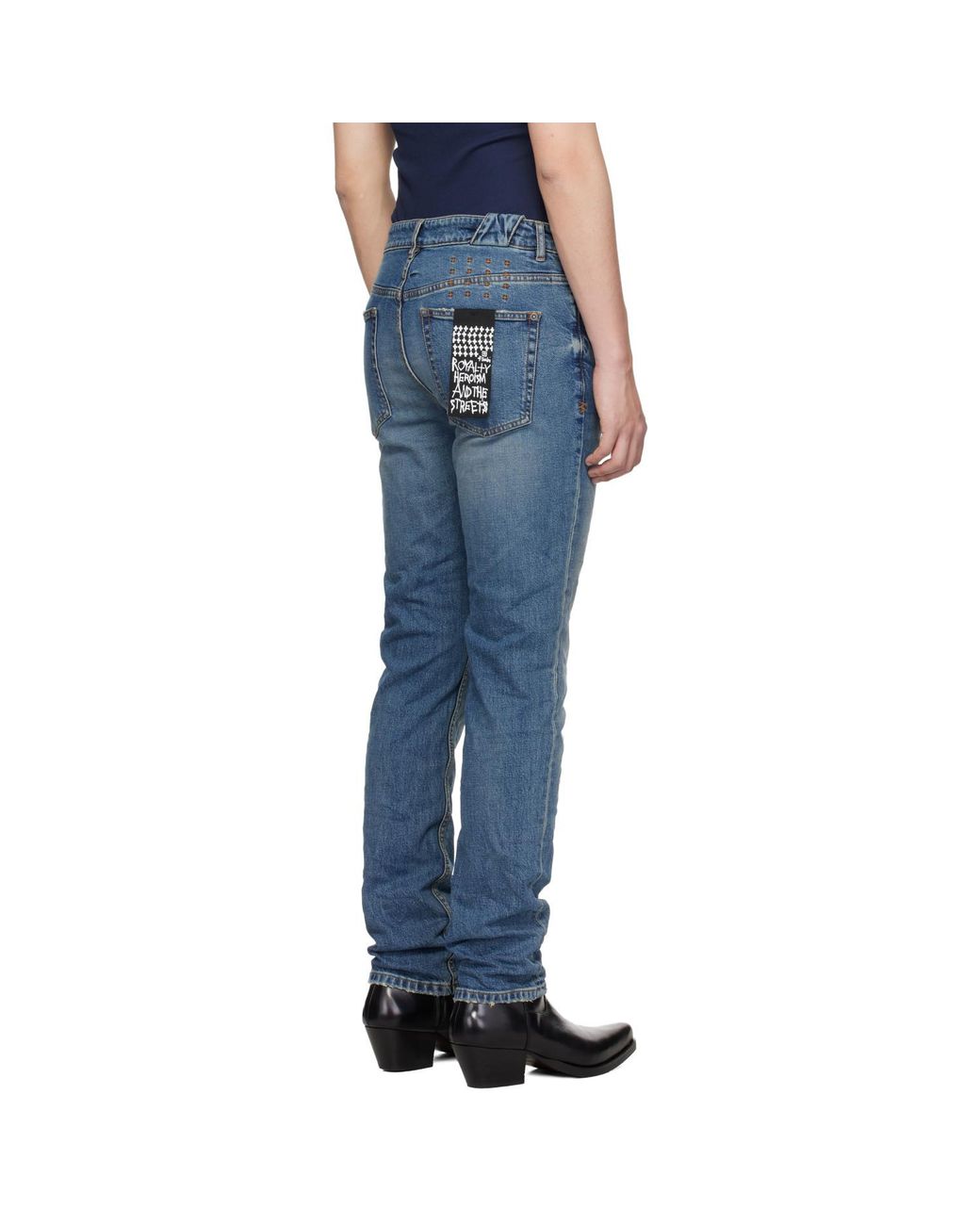 Ksubi Blue Chitch Relik Jeans for men