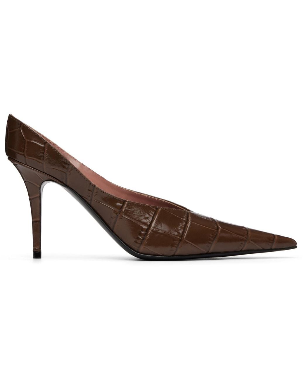 AMINA MUADDI Black Anok Mule 90 Heels