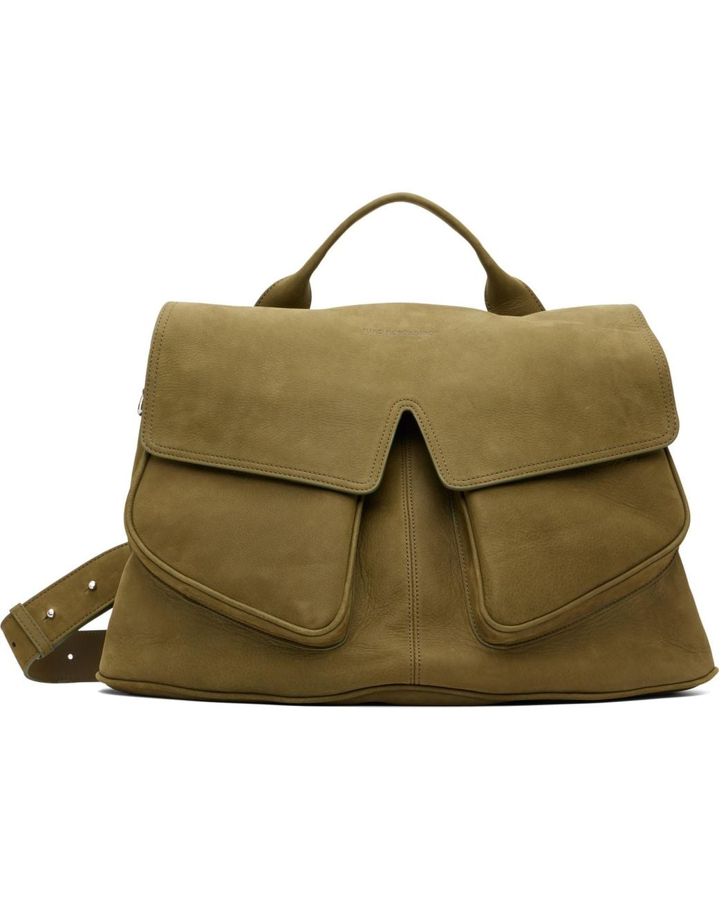 Kiko Kostadinov Green Khaki Mezulari Bag