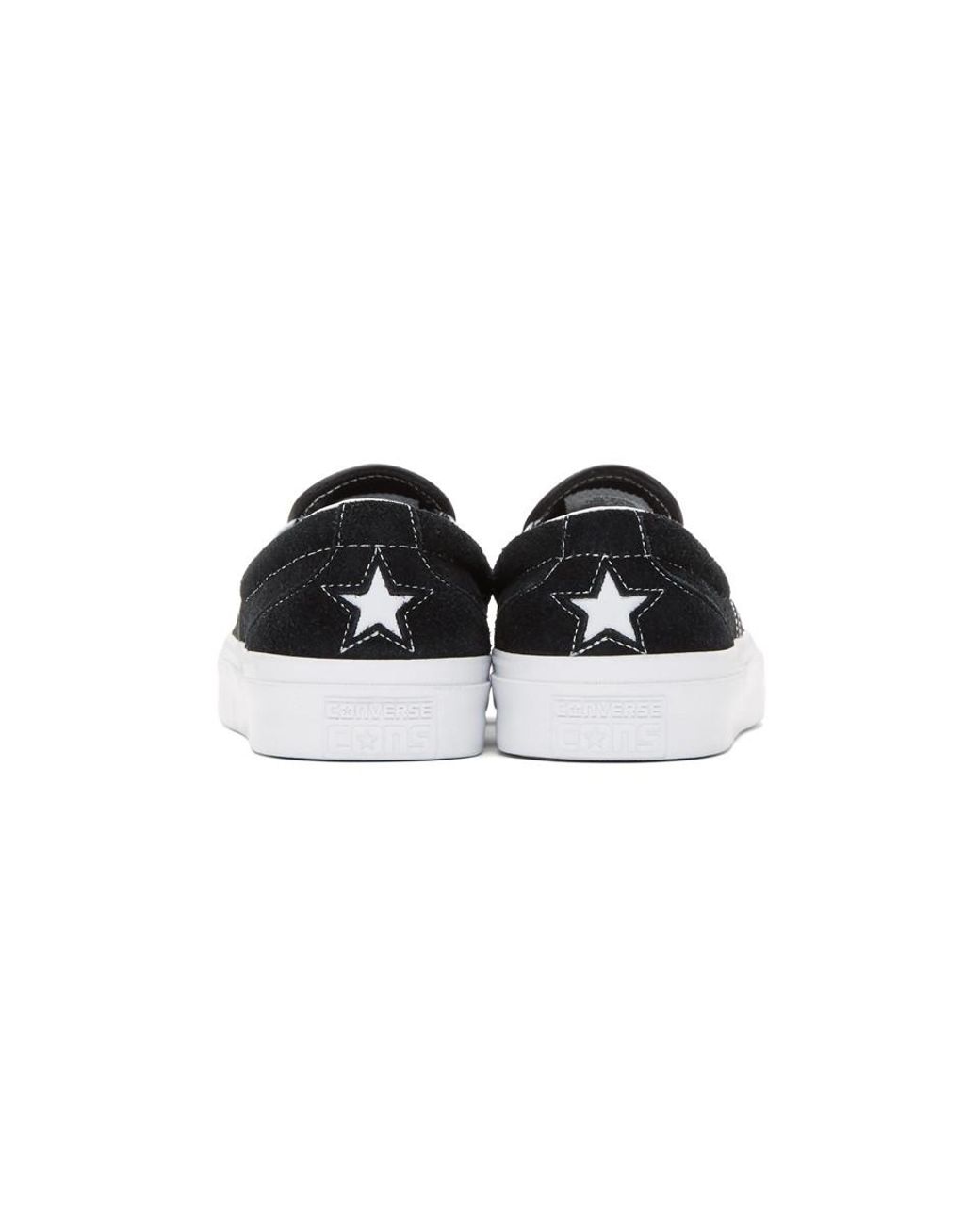 one star black suede