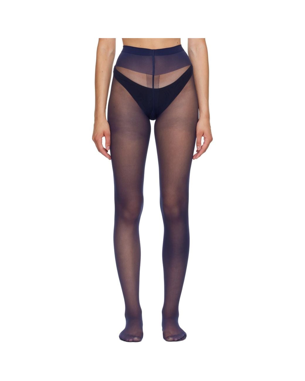 Wolford Blue Individual 20 Tights