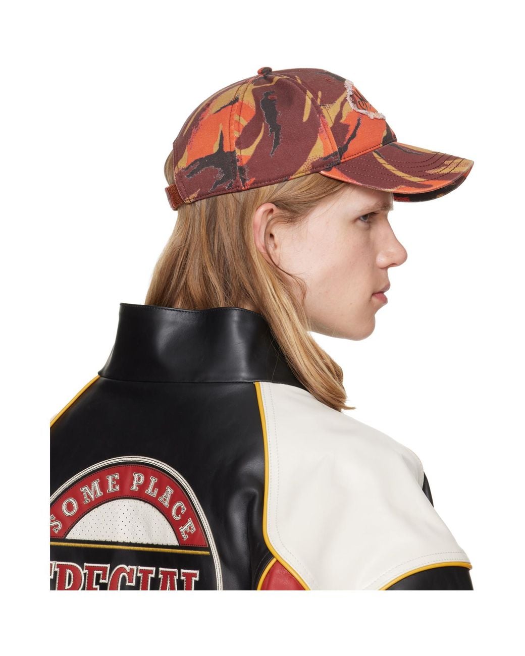 Martine Rose Multicolor Collage Cap for men