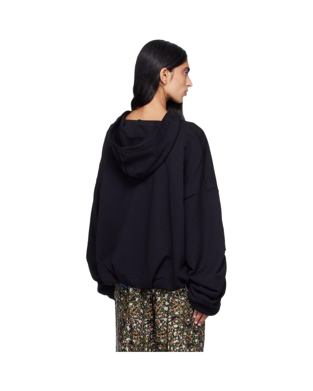 Dries Van Noten Blue Hannett Tris Hoodie