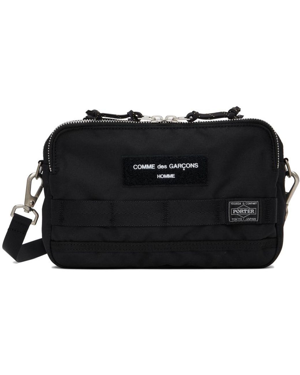 Sac messager en toile édition porter yoshida Comme des Garçons pour homme  en coloris Noir | Lyst