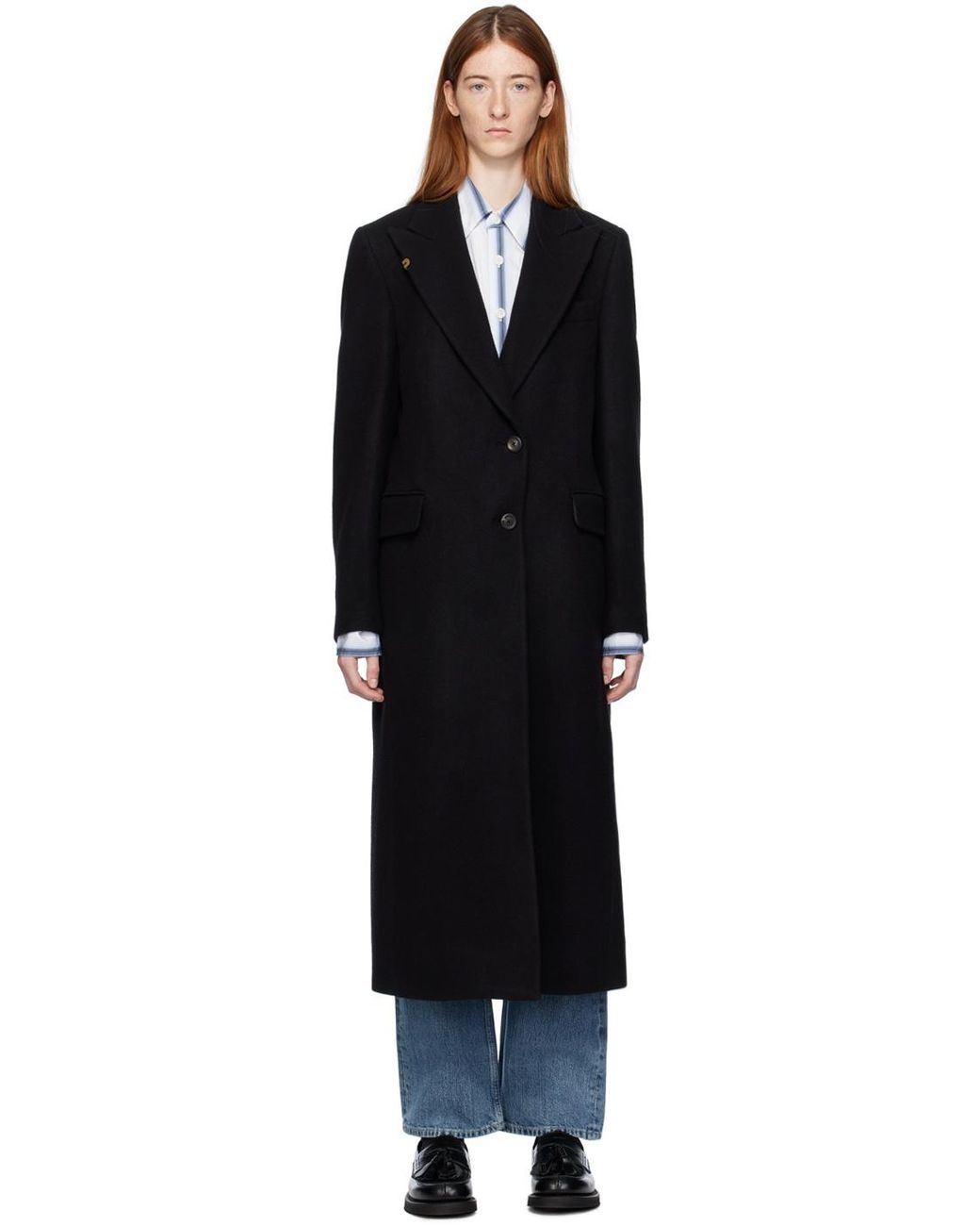 Our Legacy Black Manta Coat | Lyst UK