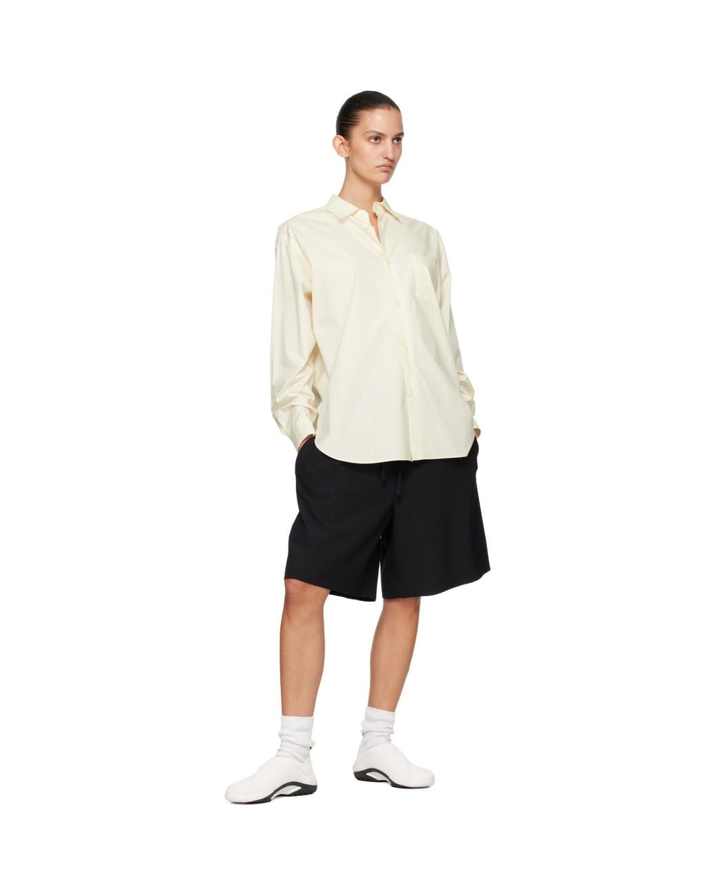 Lanvin White Lnv1 Knit & Suede Sneakers