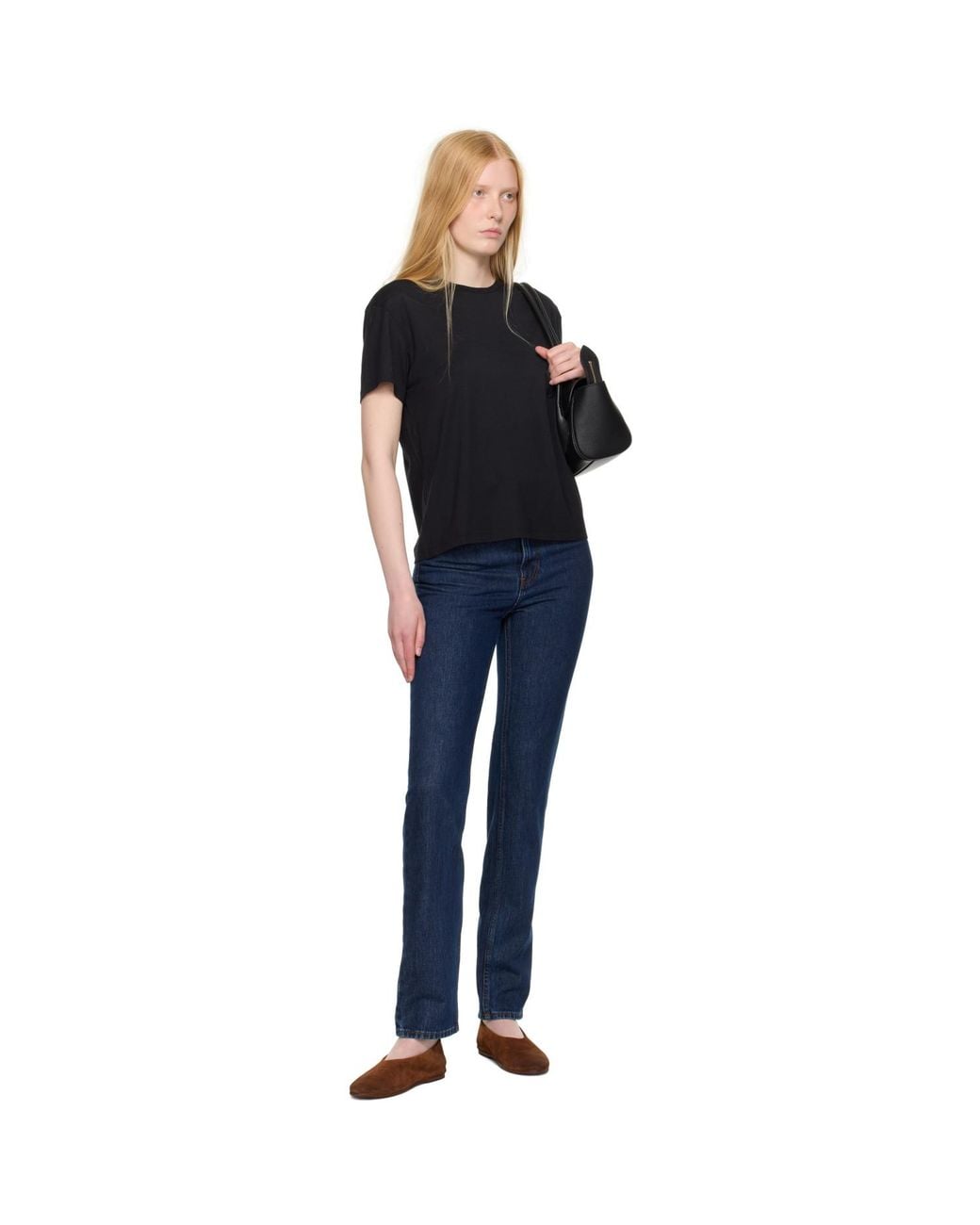 Totême Black Classic T-Shirt