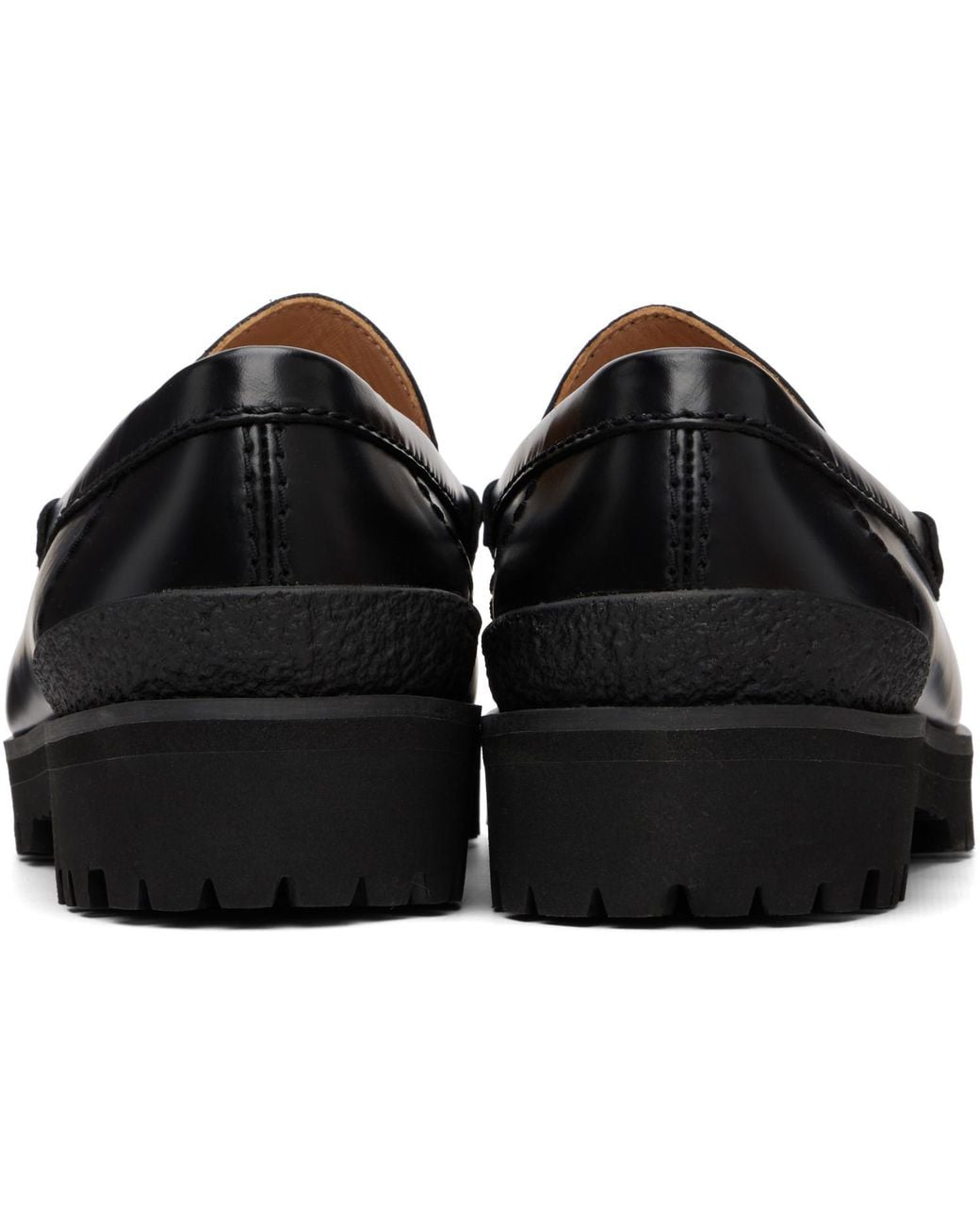 Clarks Black Yukoner Penny Loafers for men