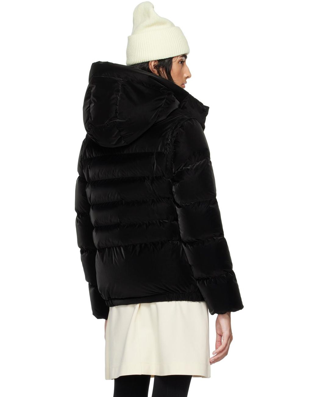 【MONCLER】Black☆Allymes 2in1 ロゴパッチ ダウンジャケット MONCLER】Black☆Allymes 2in1 ロゴパッチ ダウンジャケット