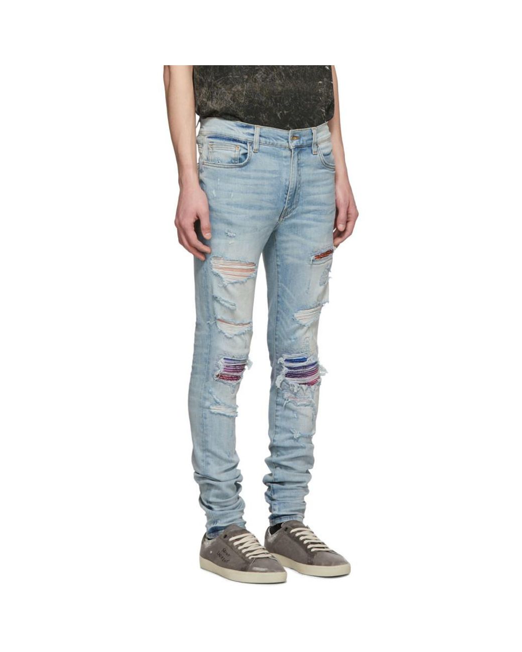 AMIRI 著しく Rainbow Bandana Jeans 31インチ
