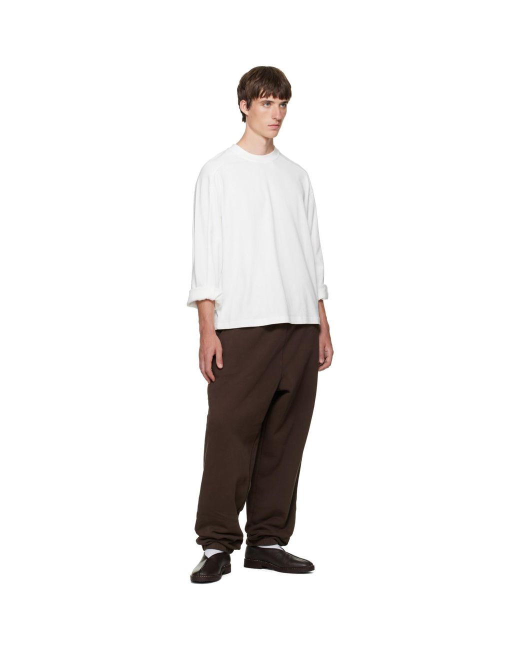 Entire studios White Heavy Long Sleeve T-Shirt for men